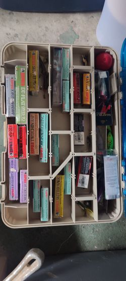 Fishing Tackle And Tackle Box 