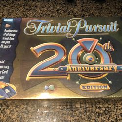 Trivial Pursuit 20th Anniversary Edition (2002, Hasbro) Brand New / Sealed