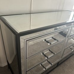 Glass Dresser Set