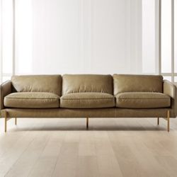 Genuine leather Sofa From CB2