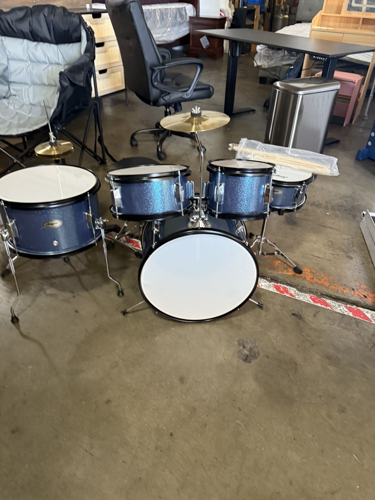 5 Piece Drum Sets for Kids,Drummer, Beginner Drum Set for 2-10Years Old with Throne,Cymbal,Pedal,Drumsticks. 135