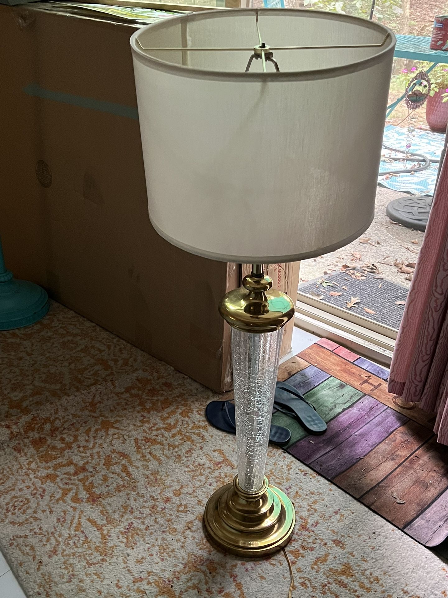 Large 29 Inches Tall Lamp And Shade