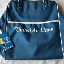 Vintage Collectible United Airlines Tote Bag