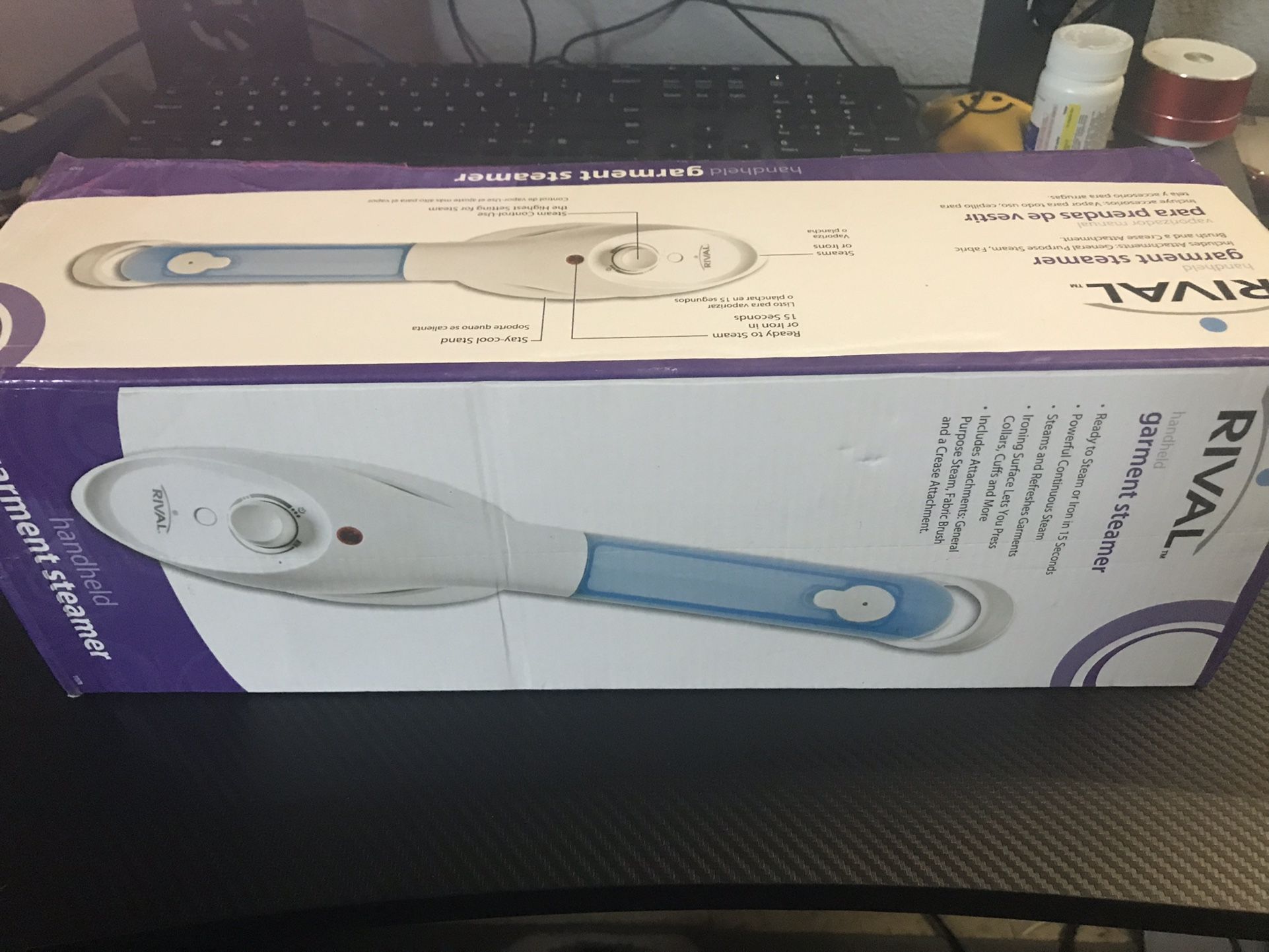 Rival handheld garment steamer. $20.00
