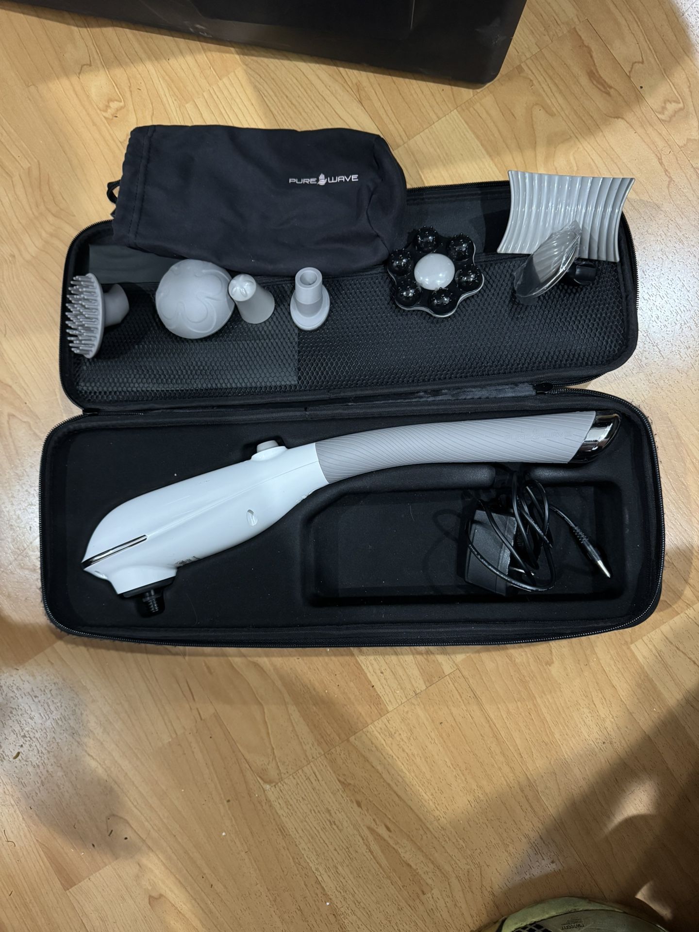 Pure wave Massager Dual Side  by Pado With Tips And Case 