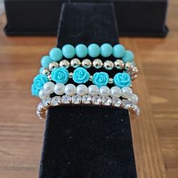 New Stretch Bracelet Set Of 5
