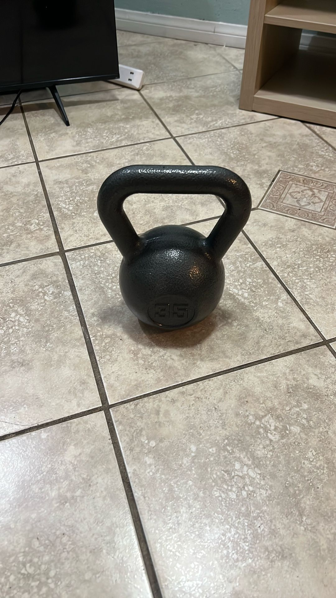Single Kettle Bell, 35 Pounds