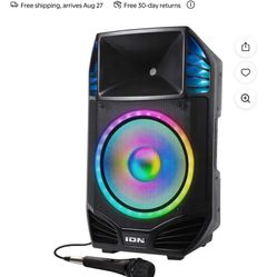 Ion PA Permier Bluetooth Speaker with Mic and Tripod
