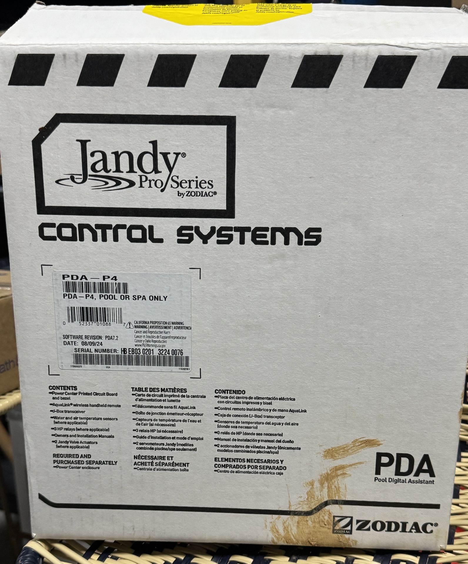 Jandy Control System P4 Pool Only