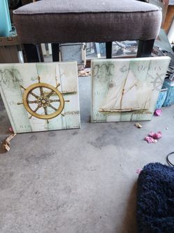 Blue Bath Set Ocean Themed 