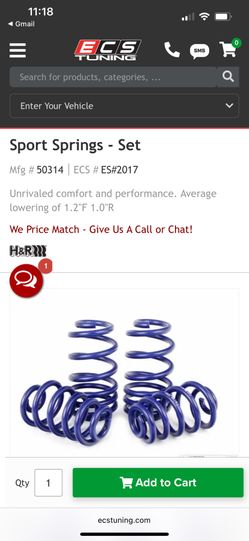 Audi B6/7 Lowering Springs