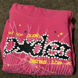 Sp5der Hoodie V2 Pink