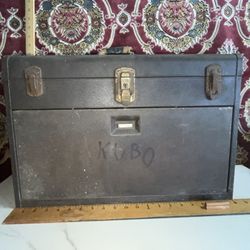 Vtg Kennedy kits 520 machinist mechanic drawer metal tool box chest case