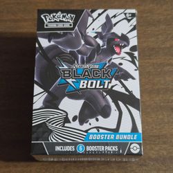 Pokemon Cards Scarlet and Violet Black Bolt Booster Bundle