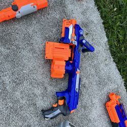 nerf 2011 elite hail fire ( 2 more rounds)