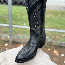 Bota Vaquera De Piel 