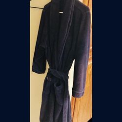 New men’s floor length bath robe Nordstrom blue