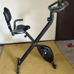 Exercise Bike, Folding Exercise Bike, Home Gym Workout 