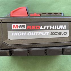 Milwaukee M18 RedLithium High Output XC6.0 Battery Pack - (48-11-1865)