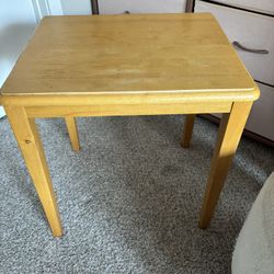 Wood Side Table