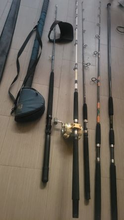 High End Quality Fishing Rods + Reel 