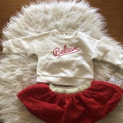 Believe Xmas Baby Girl Outfit