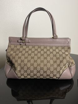 AUTHENTIC Mayfair Gucci Beige And Mauve