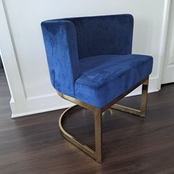 Accent Chair Navy Blue Only One!