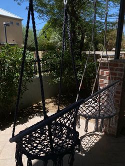 Swinging patio Chairs