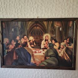 Last Supper Painting Of JESUS and Apostles