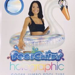 PoolCandy Holographic Goose Jumbo Pool Tube 42inch