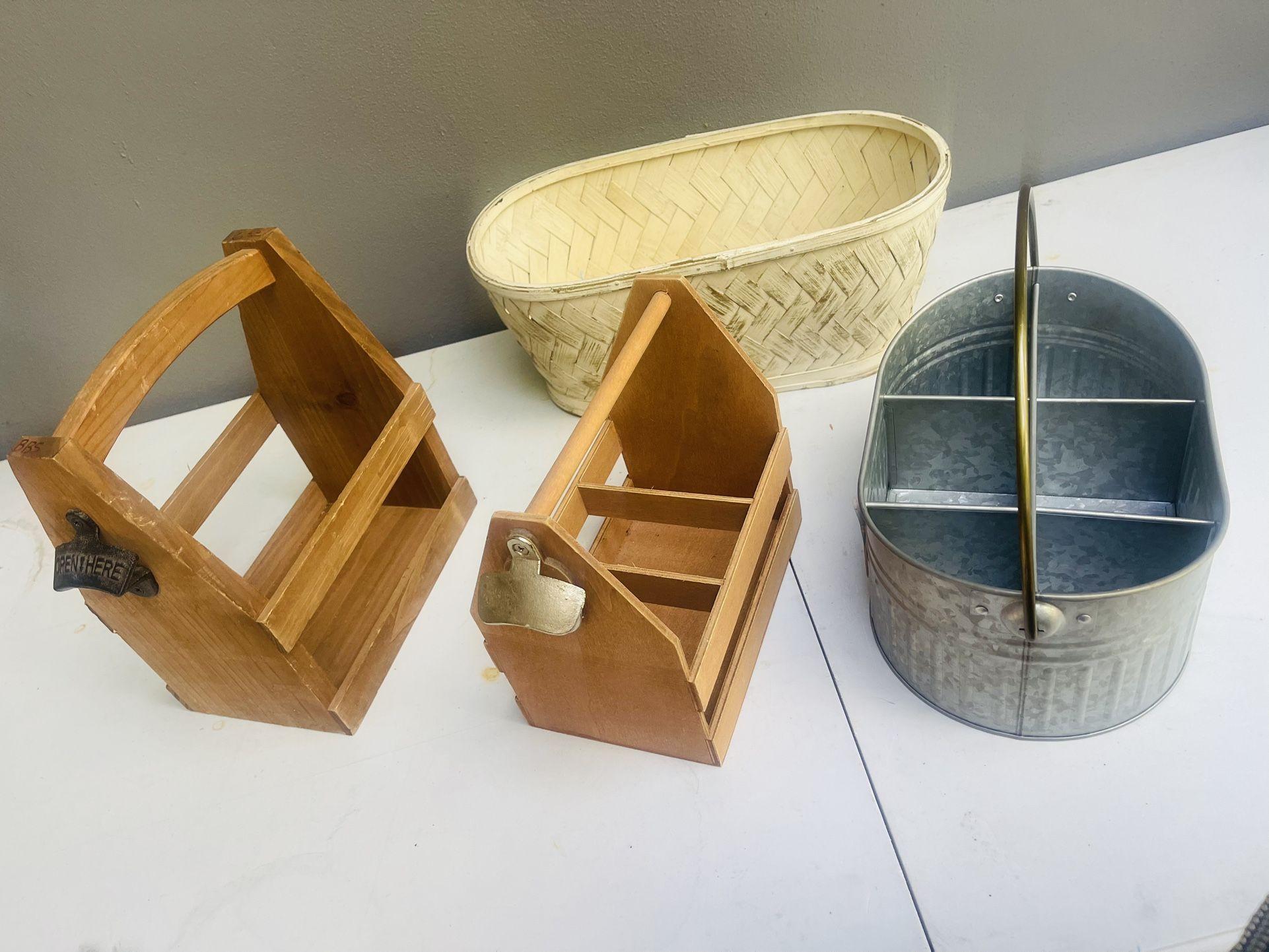 Cuddy Basket With Can Opener Take All 4 For $30 