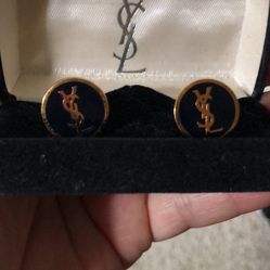 YSL vintage Cufflinks Unisex