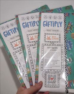 Happy Pawlidays Set/3 Wrapping Paper BNIP