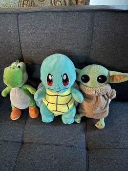 Stuffed animals all sold together