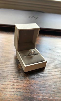 Moissanite 925 Sterling silver Engagement Style Ring – Iced Band, Elegant Halo Setting
