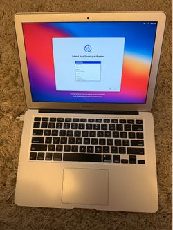 Apple MacBook Air 13-inch (Mid 2013) A1466 Core i5 4GB RAM macOS Big Sur - Working, Cosmetic Damage