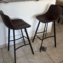Moving Out Sale! Set Of 2 Barstools 