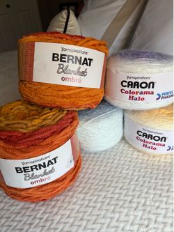 $15.  5 Skeins of New Yarn