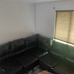 Leather Sectional $45