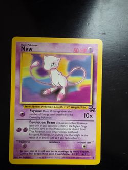 Mew Wizards Black Star Promo #8