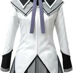 Madoka Magica Homura Akemi Cosplay Costume and Wig 