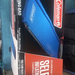 New in box Coleman self inflatable pad only $20 firm