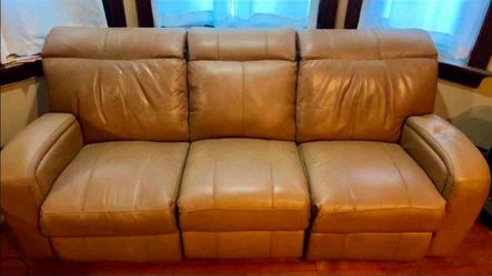 Leather Reclining Couch