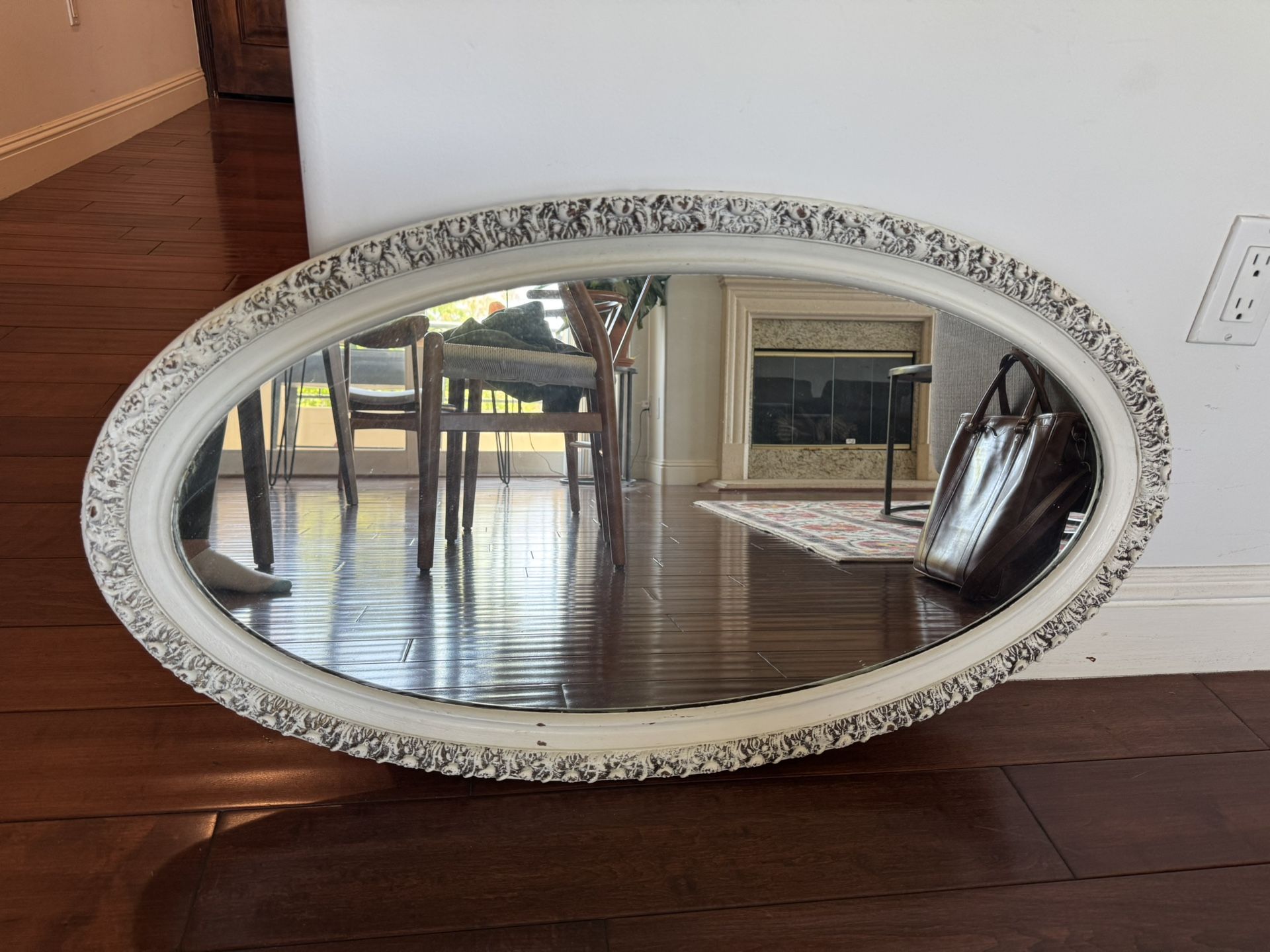 Antique Oval mirror