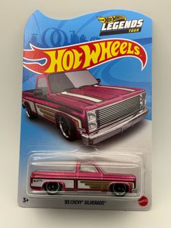 Hot Wheels 2021 Legends Tour 83 Chevy Silverado Pink HTF