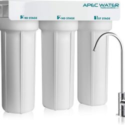 3 Stage Under-Sink Water Filter System, Systems WFS-1000 Super Capacity Premium Quality