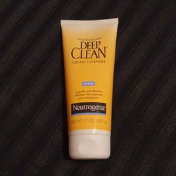 $3 Each (2 Available) Neutrogena Oil Free Deep Clean Cream Cleanser 