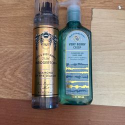 New Bridgerton diamond of the season spray Bath and body Works and hand soap