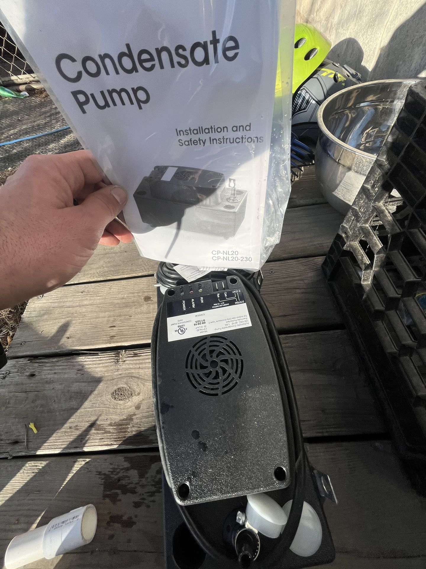 Brand new condensate pump
